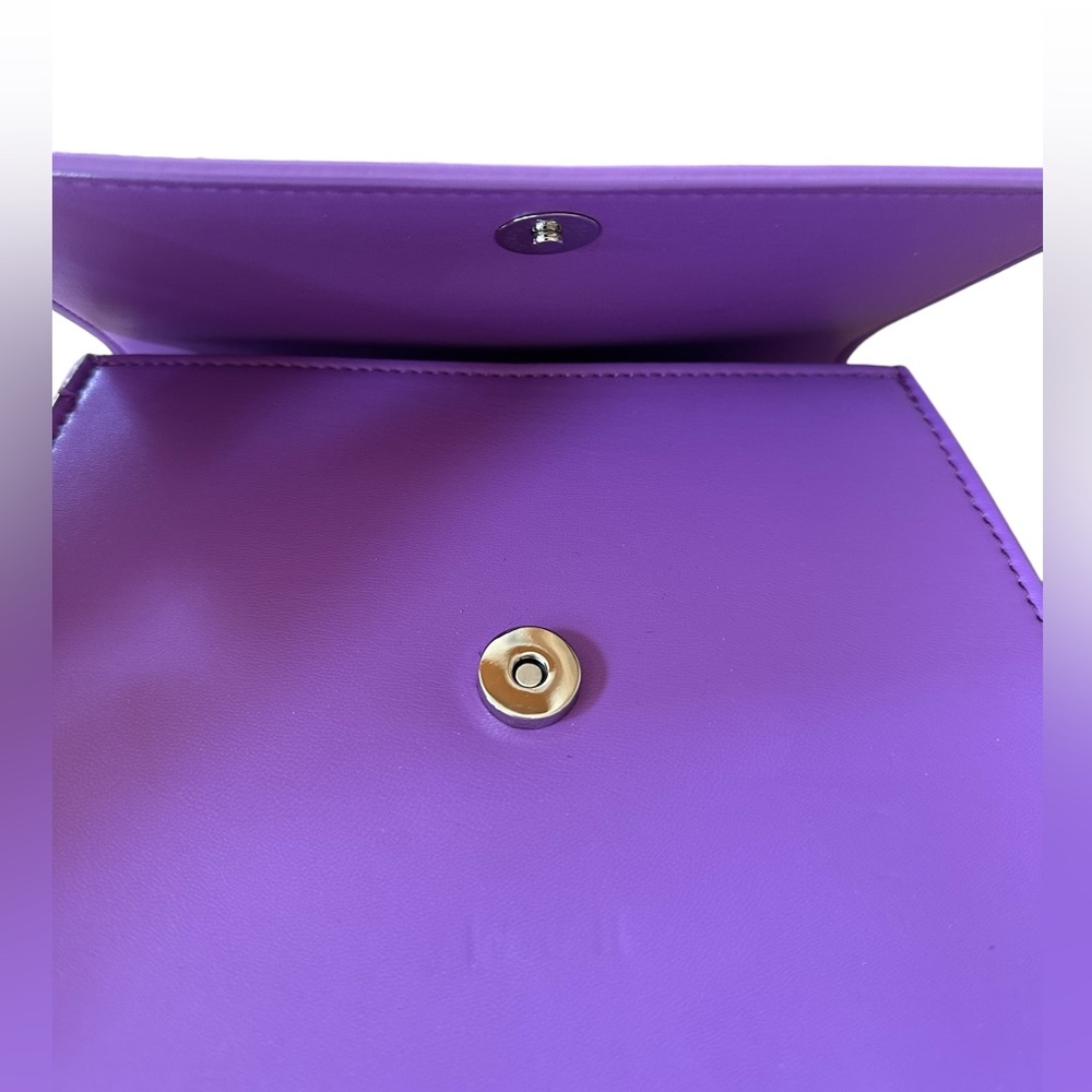 HOUSE OF WANT Vegan Leather Newbie Satchel Bag, purple - Picture 5 of 13